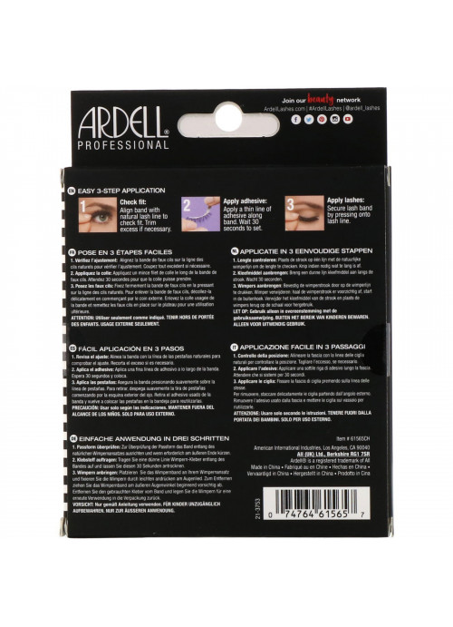 Ardell, Wispies, Original Feathered Lash With Invisiband, 5 Pairs