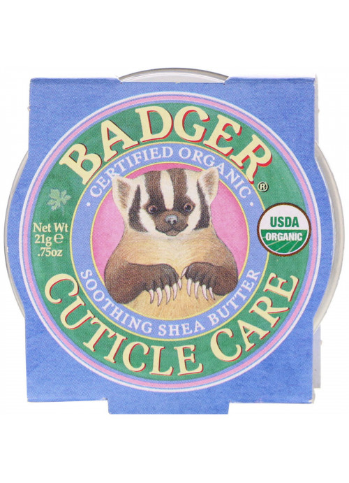 Badger Company, Organic Cuticle Care, Soothing Shea Butter, .75 oz (21 g)