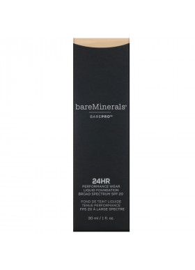 bareMinerals, BAREPRO, Performance Wear, Liquid Foundation, SPF 20, Fair 01, 1 fl oz (30 ml)