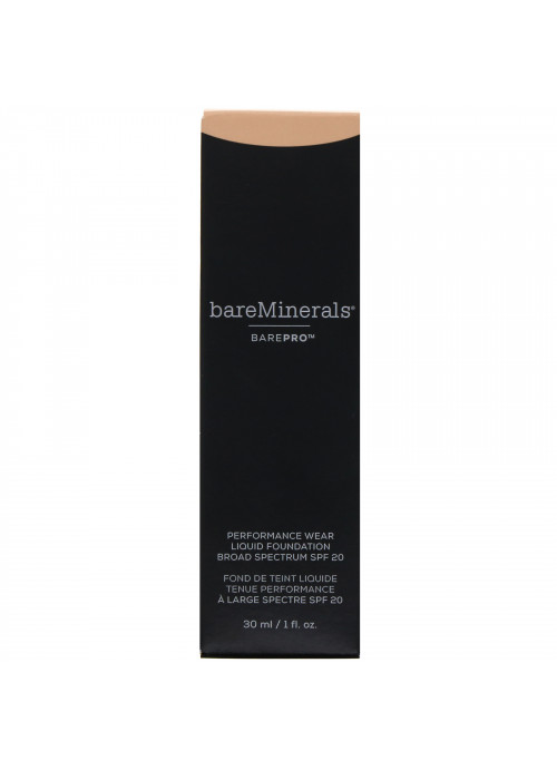bareMinerals, BAREPRO, Performance Wear, Liquid Foundation, SPF 20, Golden Nude 13, 1 fl oz (30 ml)