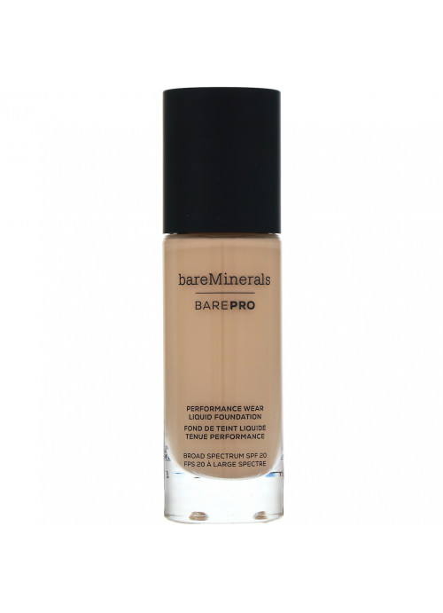 bareMinerals, BAREPRO, Performance Wear, Liquid Foundation, SPF 20, Golden Nude 13, 1 fl oz (30 ml)