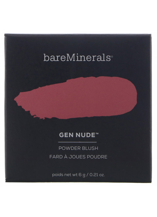 bareMinerals, Gen Nude Powder Blush, You Had Me At Merlot, 0.21 oz (6 g)