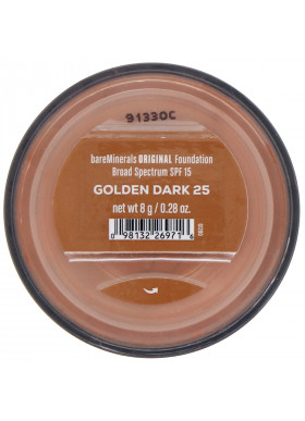 bareMinerals, Original Foundation, SPF 15, Golden Dark 25, 0.28 oz (8 g)