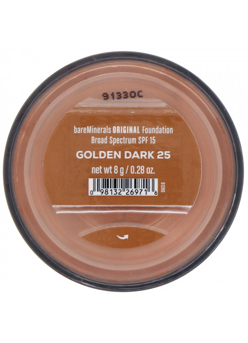 bareMinerals, Original Foundation, SPF 15, Golden Dark 25, 0.28 oz (8 g)