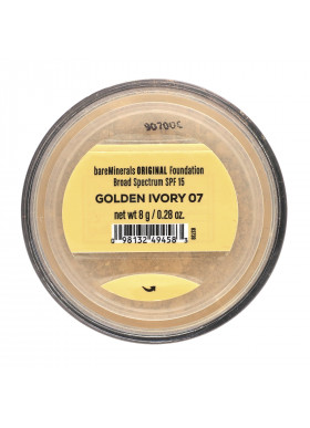 bareMinerals, Original Foundation, SPF 15, Golden Ivory 07, 0.28 oz (8 g)