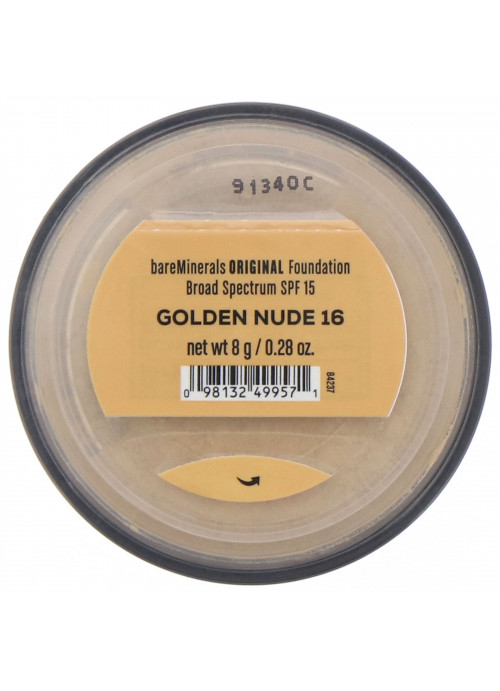 bareMinerals, Original Foundation, SPF 15, Golden Nude 16, 0.28 oz (8 g)