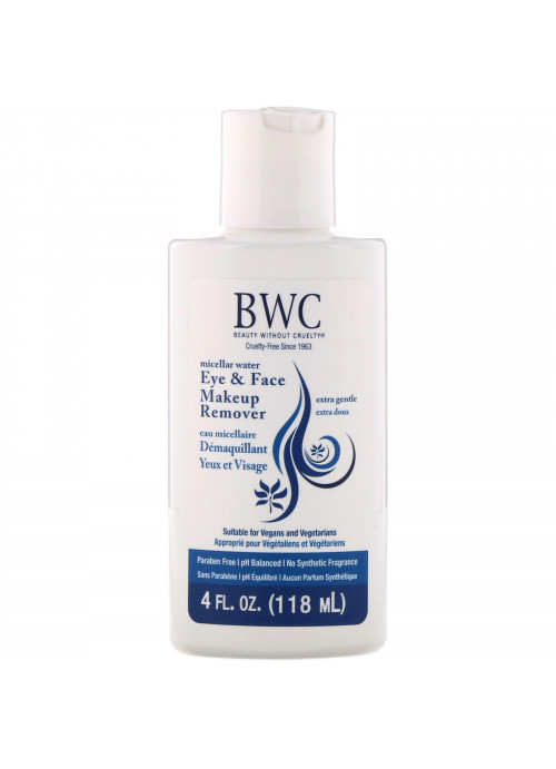 Beauty Without Cruelty, Eye & Face Makeup Remover, Extra Gentle, 4 fl oz (118 ml)