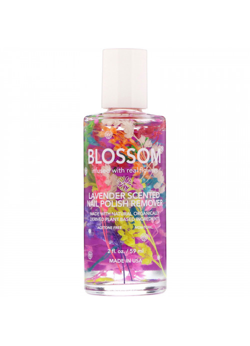 Blossom, Nail Polish Remover, Lavender, 2 fl oz (59 ml)