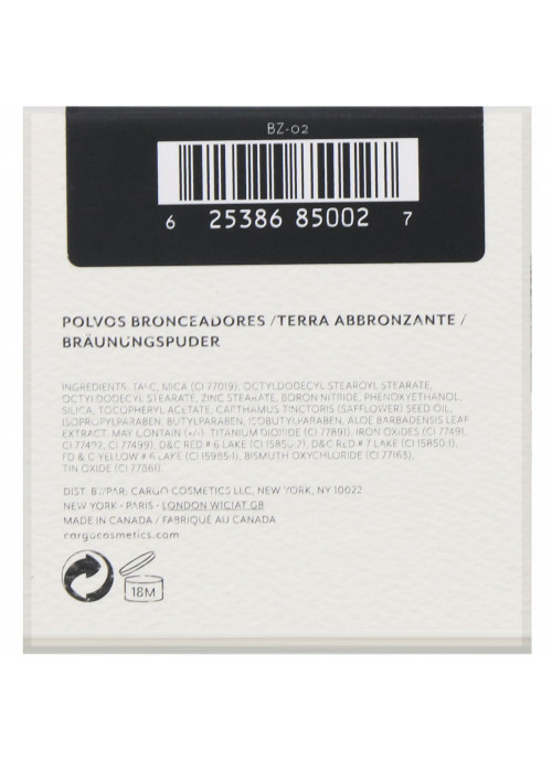 Cargo, Bronzing Powder, Medium, 0.31 oz (8.9 g)