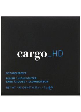 Cargo, HD Picture Perfect, Blush/Highlighter, 01 Pink Shimmer, 0.28 oz (8 g)