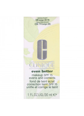 Clinique, Even Better Makeup, SPF 15, CN 74 Beige (M), 1 fl oz (30 ml)