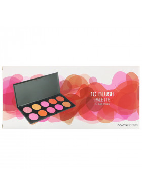 Coastal Scents, 10 Blush Palette, 1.23 oz (35 g)