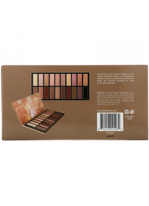 Coastal Scents, Revealed 2, Eyeshadow Palette, 1 oz (30 g)