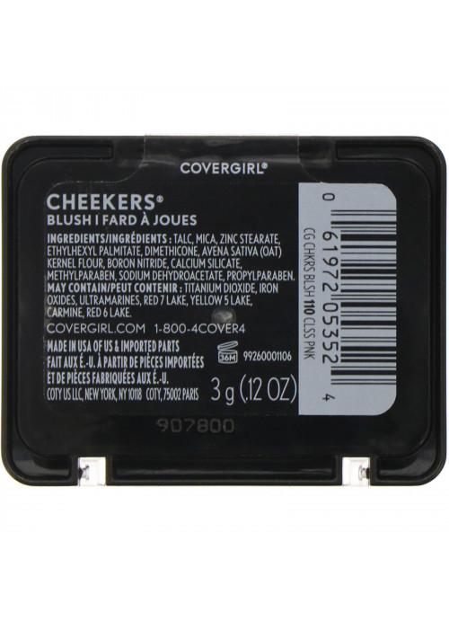 Covergirl, Cheekers, Blush, 110 Classic Pink, .12 oz (3 g)