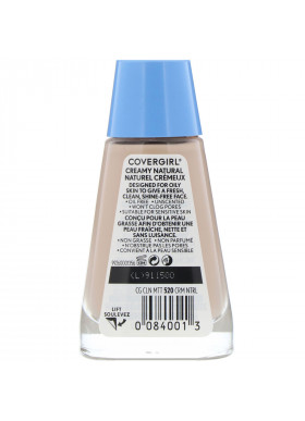 Covergirl, Clean Matte Liquid Foundation, 520 Creamy Natural, 1 fl oz (30 ml)