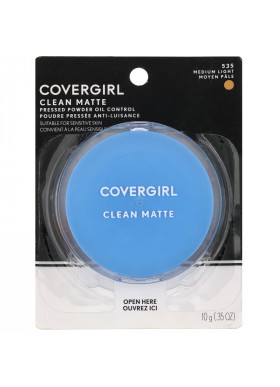 Covergirl, Clean Matte, Pressed Powder, 535 Medium Light, .35 oz (10 g)