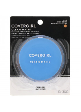 Covergirl, Clean Matte, Pressed Powder, 545 Warm Beige, .35 oz (10 g)
