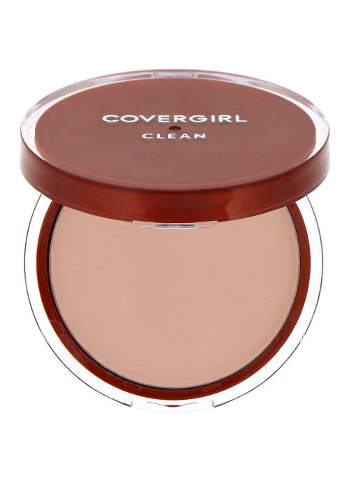 Covergirl, Clean, Pressed Powder Foundation, 120 Creamy Natural, .39 oz (11 g)