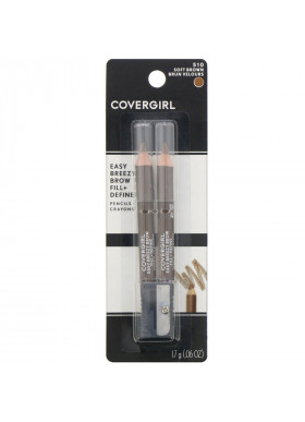 Covergirl, Easy Breezy, Brow Fill + Define Pencil, 510 Soft Brown, 0.06 oz (1.7 g)