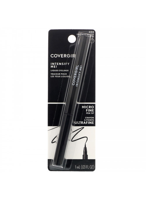 Covergirl, Intensify Me! Liquid Eyeliner, 300 Intense Black, .03 oz (1 ml)