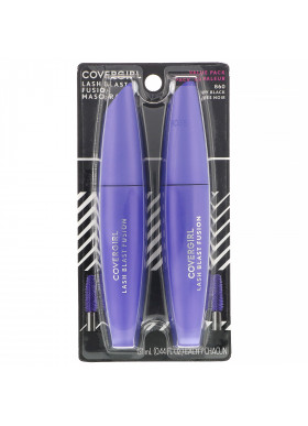 Covergirl, Lash Blast Fusion Mascara, 860 Very Black, 2 Count, 0.44 fl oz (13.1 ml) Each