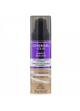 Covergirl, Olay Simply Ageless, 3-in-1 Foundation, 255 Soft Honey, 1 fl oz (30 ml)