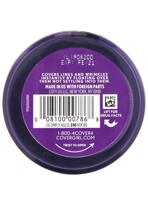 Covergirl, Olay Simply Ageless Foundation, 240 Natural Beige,  .4 oz (12 g)