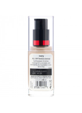 Covergirl, Outlast All-Day Stay Fabulous, 3-in-1 Foundation, 805 Ivory, 1 fl oz (30 ml)
