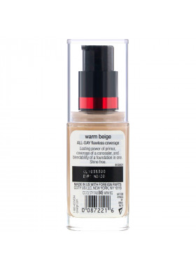 Covergirl, Outlast All-Day Stay Fabulous, 3-in-1 Foundation, 845 Warm Beige, 1 fl oz (30 ml)