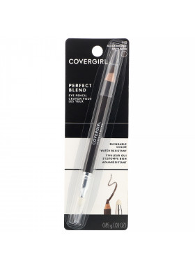 Covergirl, Perfect Blend, Eye Pencil, 110 Black Brown, .03 oz (.85 g)