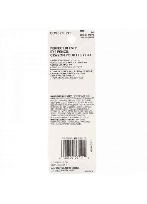 Covergirl, Perfect Blend, Eye Pencil, 130 Smokey Taupe, .03 oz (.85 g)