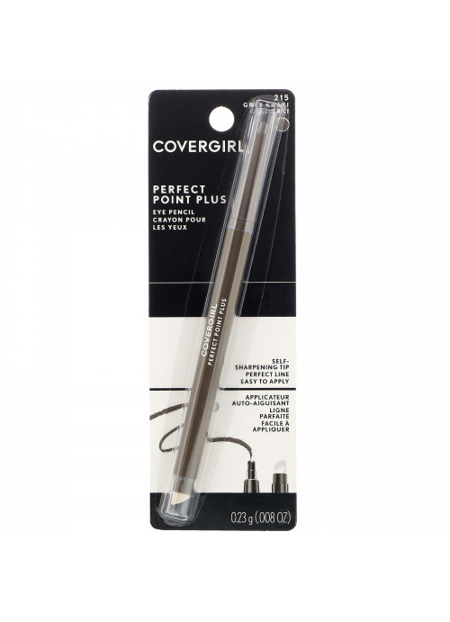 Covergirl, Perfect Point Plus, Eye Pencil, 215 Grey Khaki, .008 oz (0.23 g)