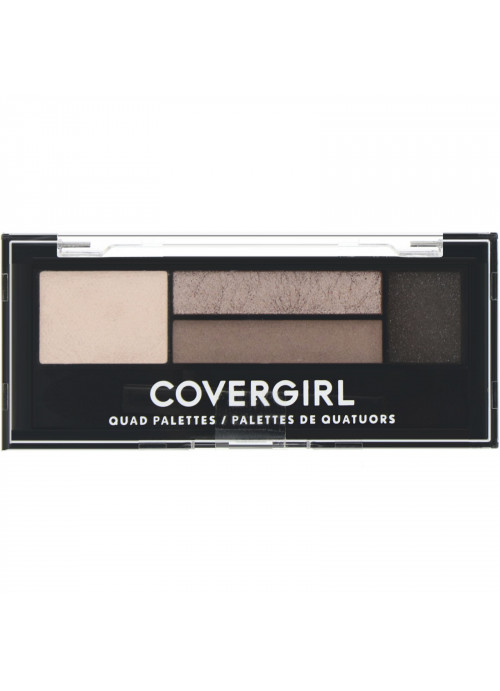 Covergirl, Quad Palettes Eye Shadow, 700 Notice Me Nudes, .06 oz (1.8 g)