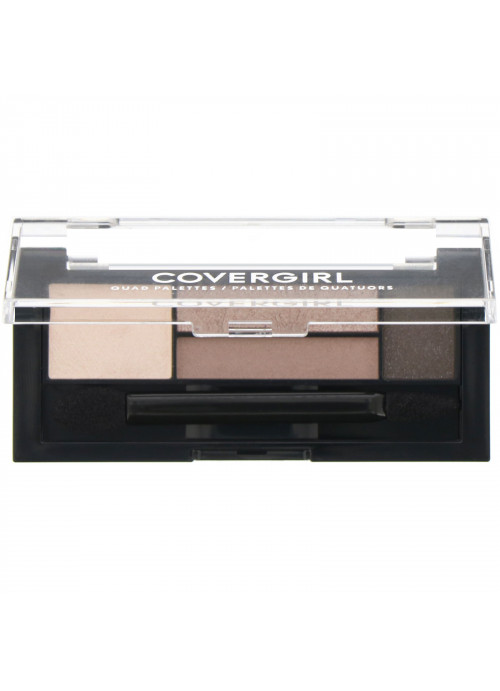 Covergirl, Quad Palettes Eye Shadow, 700 Notice Me Nudes, .06 oz (1.8 g)