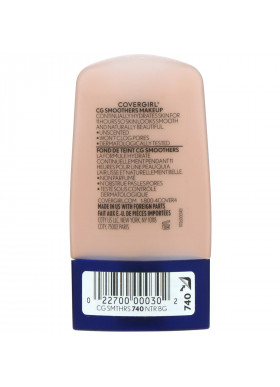 Covergirl, Smoothers, Hydrating Makeup, 740 Natural Beige, 1 fl oz (30 ml)