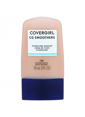 Covergirl, Smoothers, Hydrating Makeup, 740 Natural Beige, 1 fl oz (30 ml)