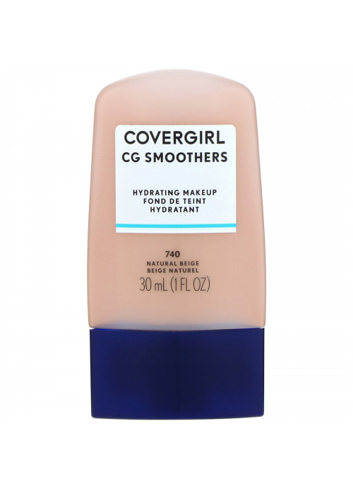 Covergirl, Smoothers, Hydrating Makeup, 740 Natural Beige, 1 fl oz (30 ml)