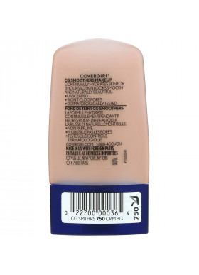 Covergirl, Smoothers, Hydrating Makeup, 750 Creamy Beige, 1 fl oz (30 ml)