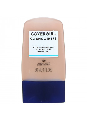 Covergirl, Smoothers, Hydrating Makeup, 750 Creamy Beige, 1 fl oz (30 ml)
