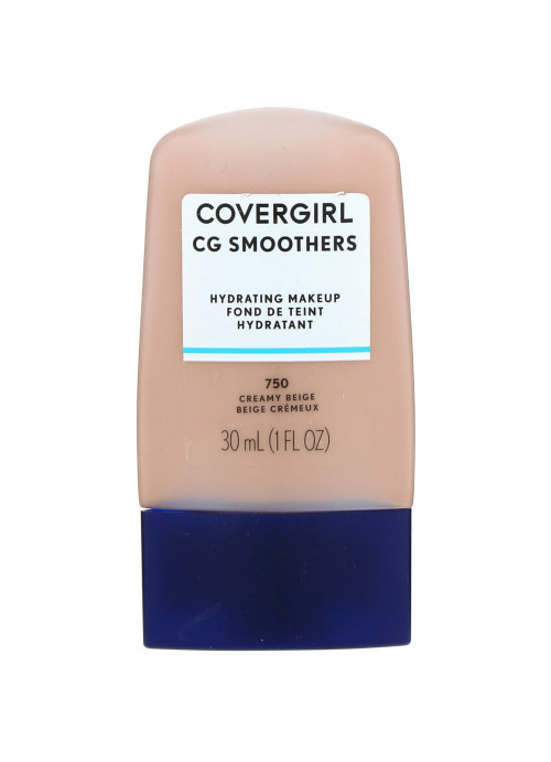 Covergirl, Smoothers, Hydrating Makeup, 750 Creamy Beige, 1 fl oz (30 ml)
