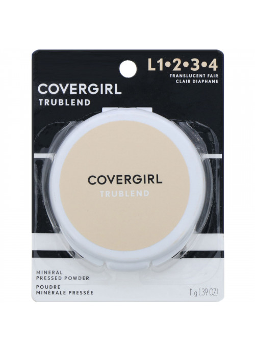 Covergirl, Trublend, Mineral Pressed Powder, Translucent Fair, .39 oz (11 g)