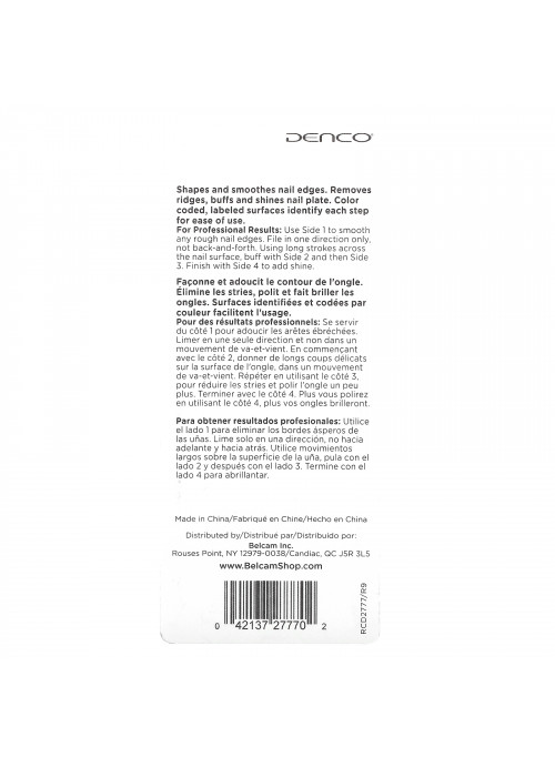 Denco, 4-Way Buffing Block, 1 Tool