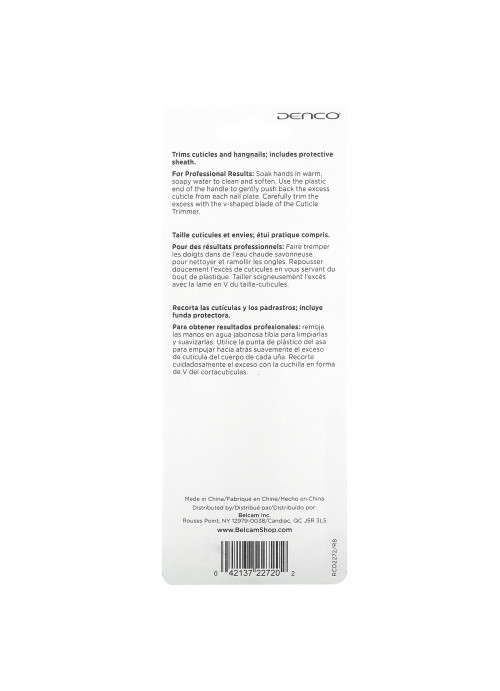 Denco, Cuticle Trimmer, 1 Tool