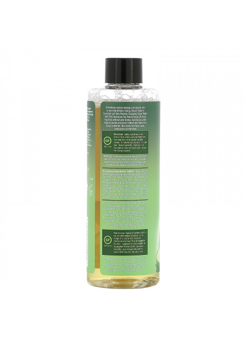 Desert Essence, Micellar Cleansing Facial Water, Cucumber & Aloe, 8 fl oz (237 ml)