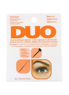 DUO, Brush On Striplash Adhesive, Dark Tone, 0.18 oz (5 g)