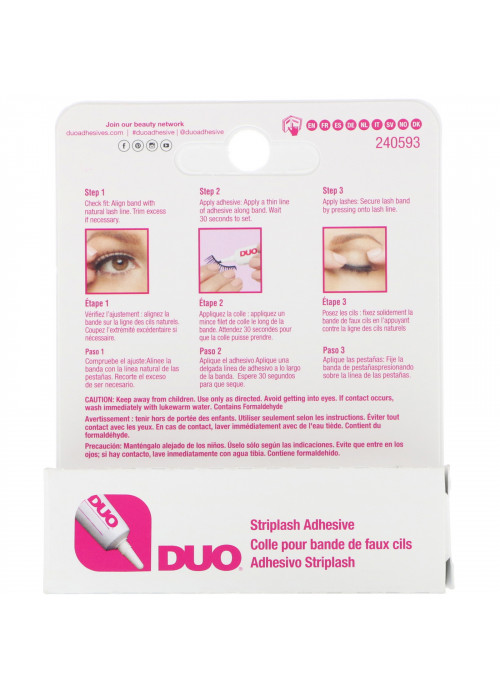 DUO, Striplash Adhesive, Dark, 0.25 oz (7 g)