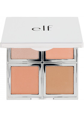 E.L.F., Beautifully Bare, Natural Glow Face Palette, Fresh & Flawless , 0.56 oz (16 g)