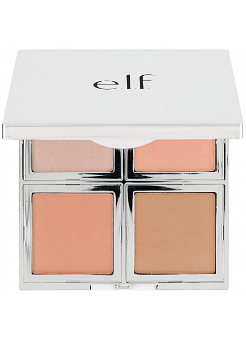E.L.F., Beautifully Bare, Natural Glow Face Palette, Fresh & Flawless , 0.56 oz (16 g)