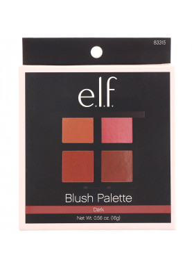 E.L.F., Blush Palette, Dark, Powder, .56 oz (16 g)