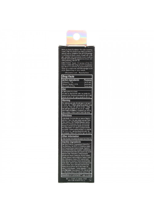 E.L.F., Camo CC Cream, SPF 30, Light 240W, 1.05 oz (30 g)